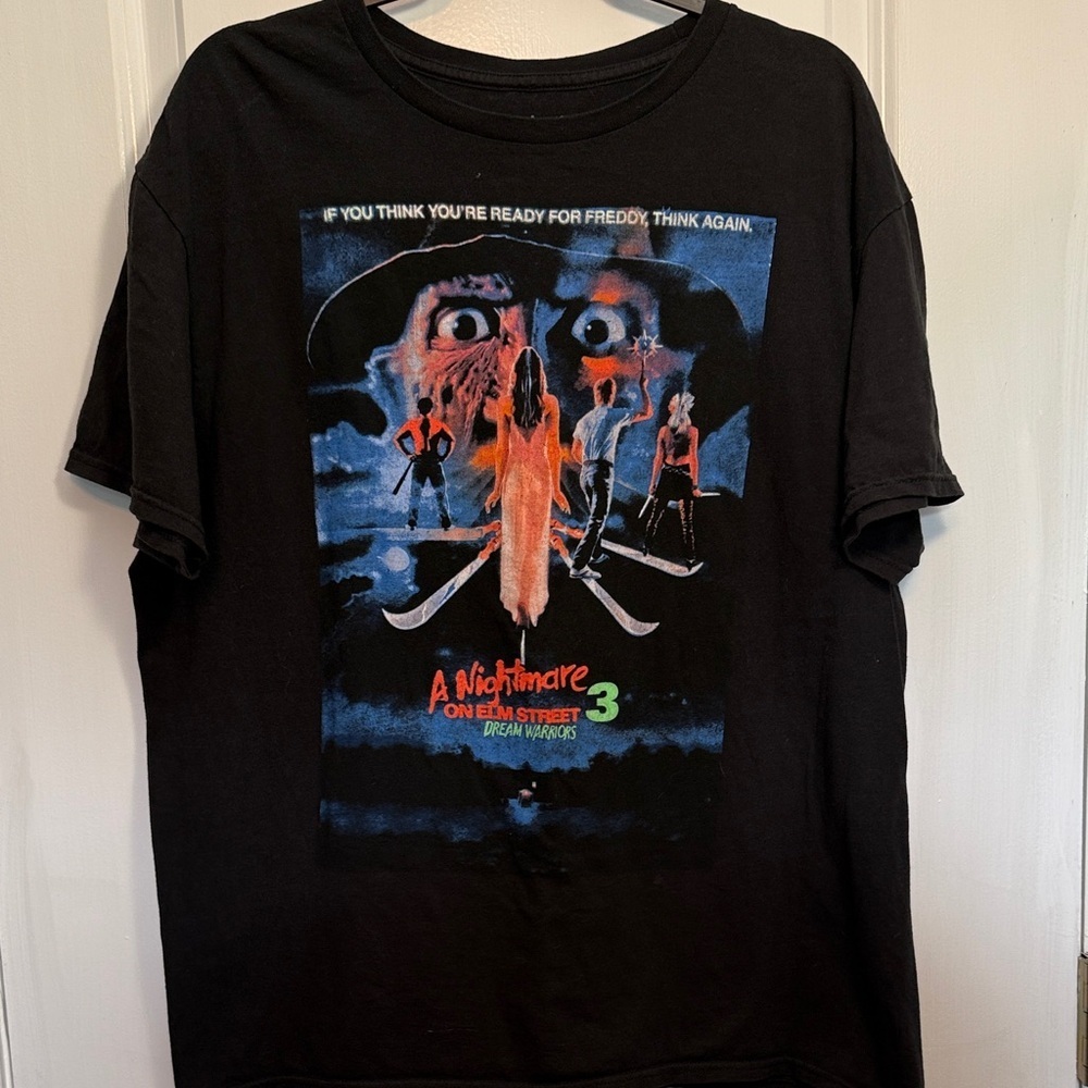 Nightmare Black Graphic T-Shirt